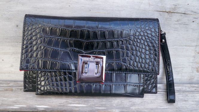 Huvudbild Svart Väska Clutch David Jones