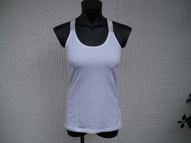 Huvudbild Vitt Linne Med Lurexband TARA Ze-Ze