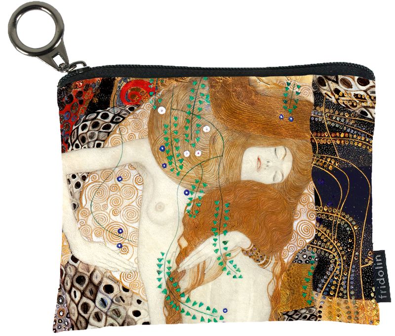 Portmonnä sminkväska konstmotiv Gustav Klimt