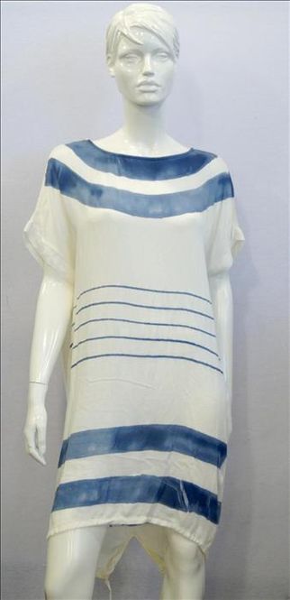 Huvudbild Klänning Blå rand