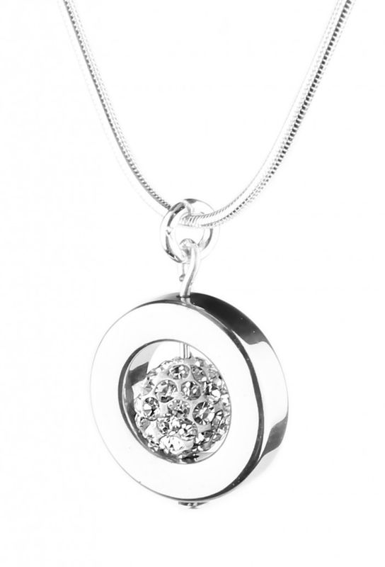 Halsband Silver Hematit Kristaller Magnani Smyckesdesign