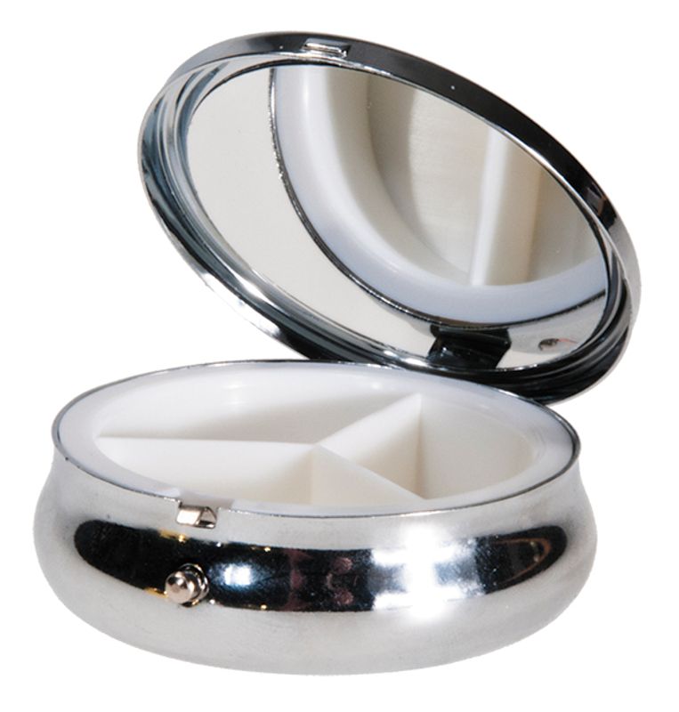 Rund Pillerask Med Konstmotiv Blommor Maria Sibylla Merian