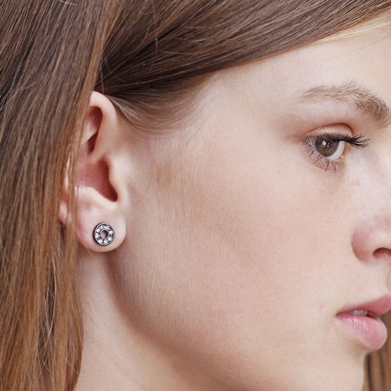 Örhängen Hematit Kristall