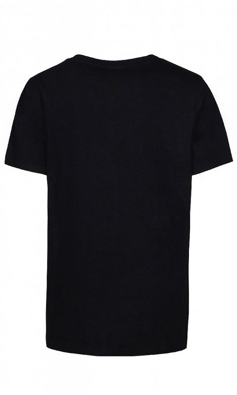 Svart T-shirt Med Paljett text