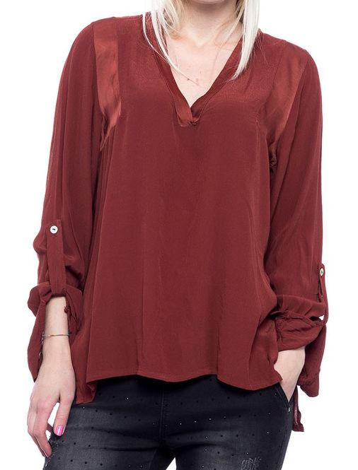 Huvudbild Roströd Blus Nancy