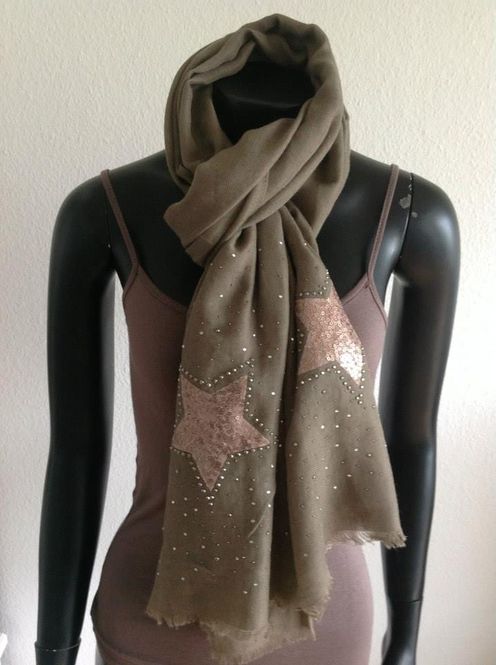 Huvudbild Scarf Armygreen Koppar