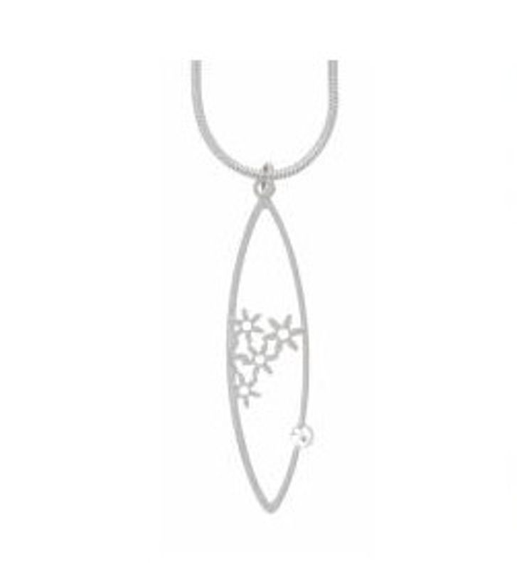 Silverpläterat Halsband Dansk Smykkekunst