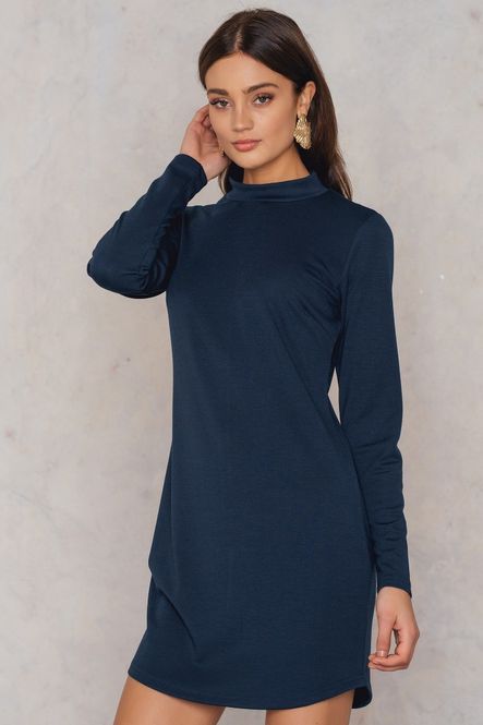 Huvudbild Mörkblå Klänning Lisa Polodress Rut & Circle