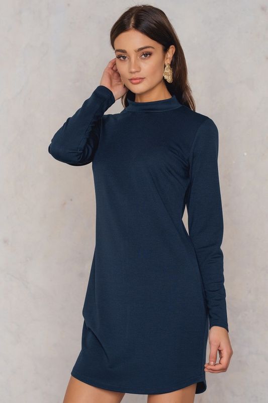 Mörkblå Klänning Lisa Polodress Rut & Circle