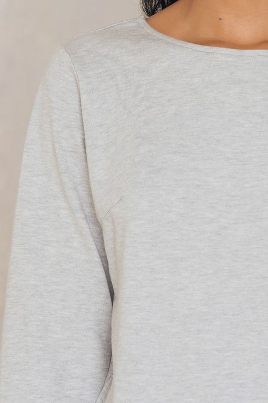 Ljusgrå Tröja Andrea Frill Sweat  Rut&Circle