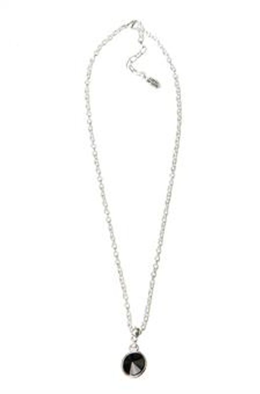Halsband med svart kristall. Lotta Design of Sweden